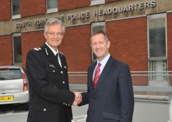 Chief Constable David Crompton and Police and Crime Commissioner Shaun Wright